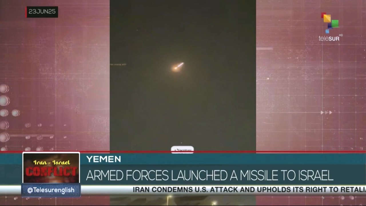 Yemen's armed forces launched new missile attack on Israel