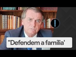 Bolsonaro critica derrubada de perfis que divulgam fake news: "Defendem a família'