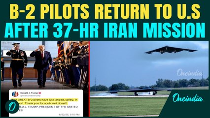 First Footage: U.S B-2 Bombers Land After Deadly Iran Mission | Trump Calls it 'Monumental Success'