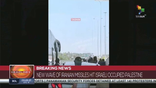 Breaking news: New wave of Iranian missiles hit Israel-occupied Palestine
