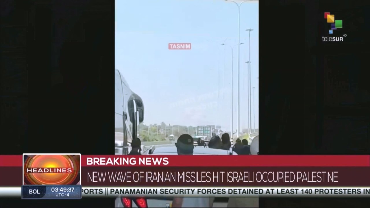 Breaking news: New wave of Iranian missiles hit Israel-occupied Palestine