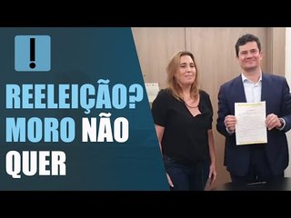 Moro assina compromisso de não se reeleger, caso eleito