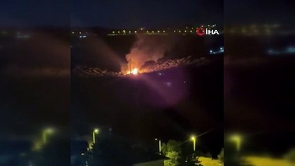 Bursa\'da geceyi alevler aydınlattı