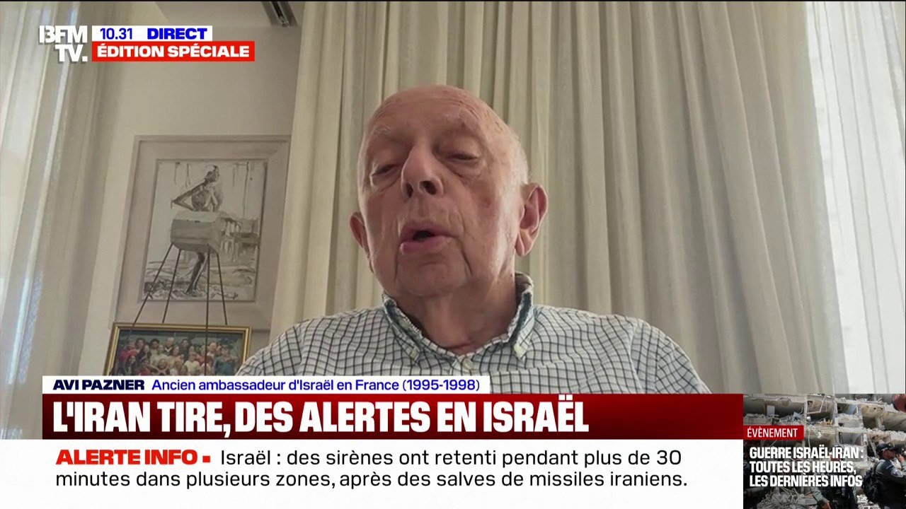Israël/Iran: "Nous avons affaire à un régime sombre (...) qui a comme idéologie la destruction d'Israël", assure Avi Pazner (ancien ambassadeur d'Israël en France)
