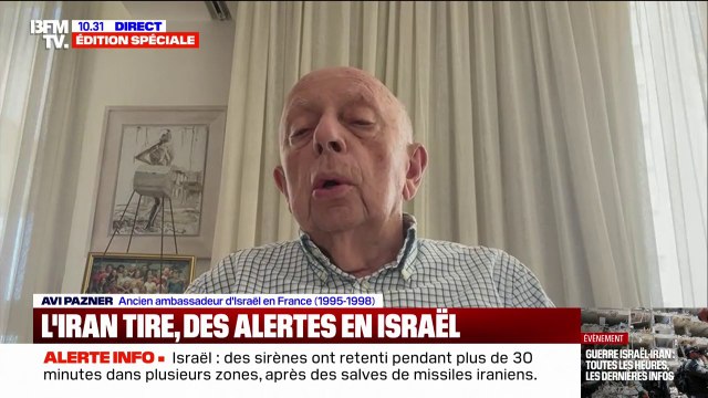 Israël/Iran: Nous avons affaire à un régime sombre (...) qui a comme idéologie la destruction d'Israël , assure Avi Pazner (ancien ambassadeur d'Israël en France)