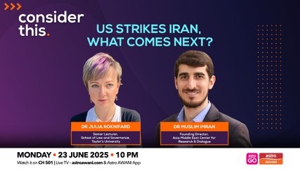 Consider This : US Strikes Iran, What Comes Next? (Part 1)