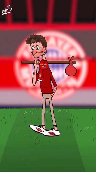 And end of the lovely Thomas Müller era at Bayern. 💔👏🏻و پایان عصر توماس مولرِ دوست داشتنی در بایرن. 💔👏🏻#DankeThomas#müller#thomasmüller#bayern#bundesliga#championsleague#hamidsahari