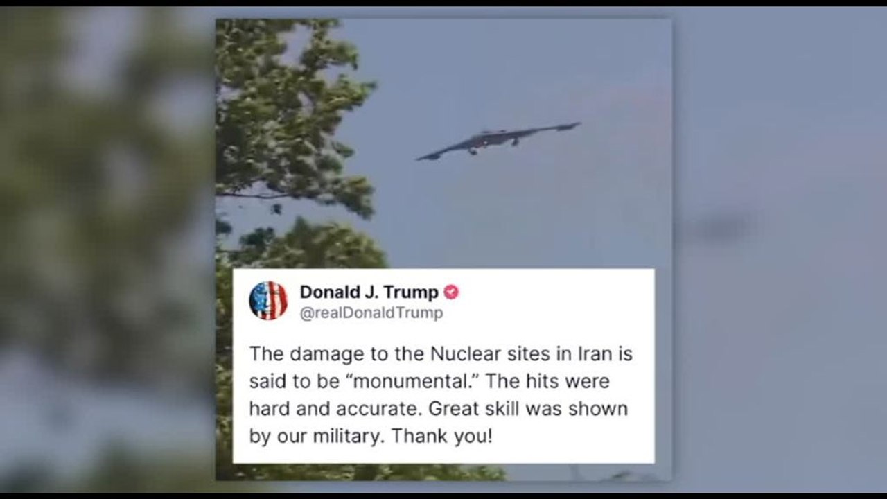 Trump: danni monumentali ai siti nucleari dell'Iran