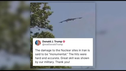 Trump: danni monumentali ai siti nucleari dell'Iran