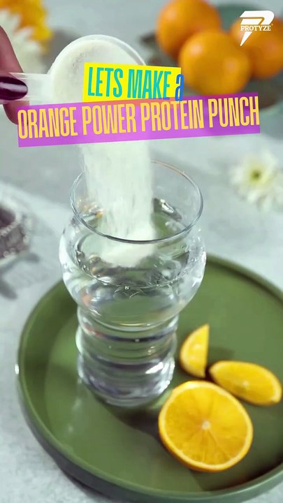 Introducing: Orange Power Protein Punch | Best Clear Whey Protein Isolate | Protyze