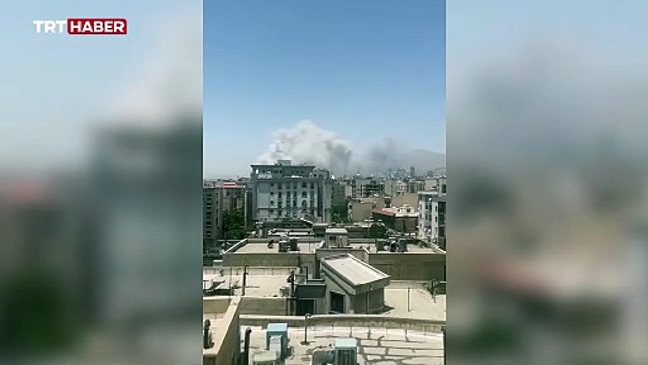 Tahran'da şiddetli patlama sesleri duyuldu