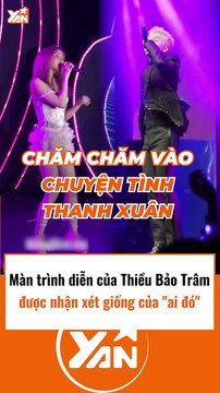 Màn trình diễn của Thiều Bảo Trâm được nhận xét giống ai đó