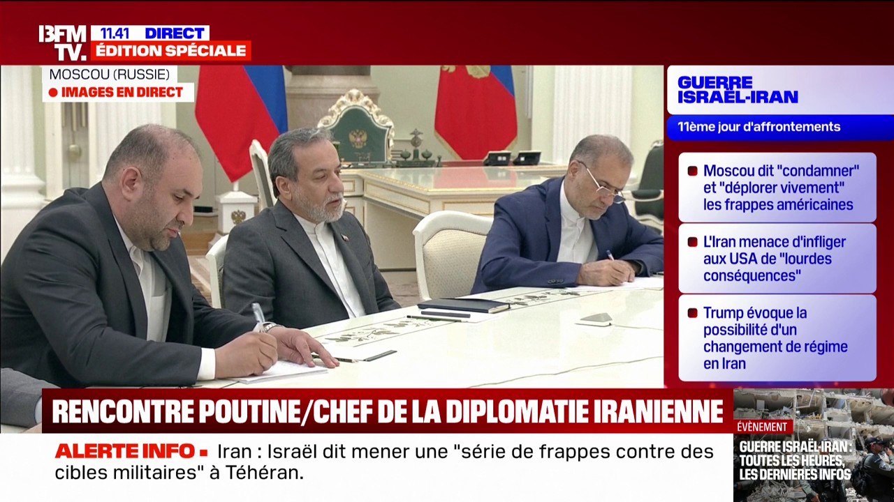 Le chef de la diplomatie iranienne affirme que les frappes israéliennes et américaines "sont une violation du droit international"