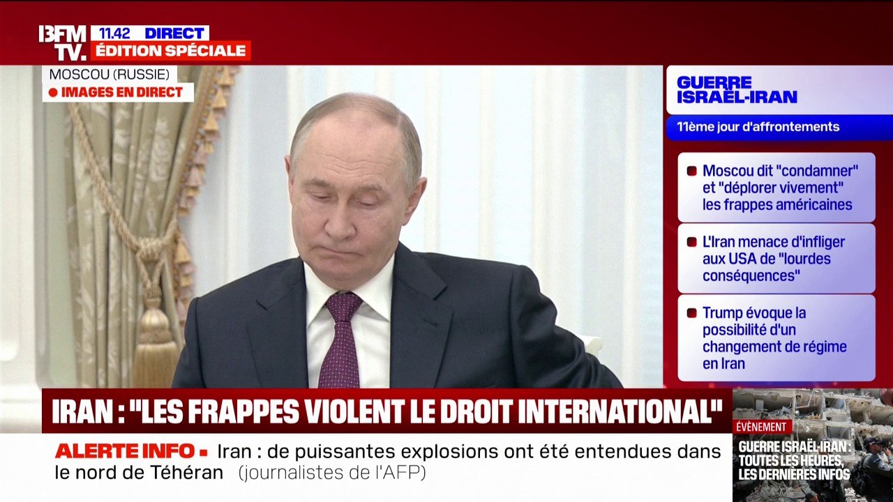 Pour le chef de la diplomatie iranienne, "la Russie se trouve du bon côté de l'Histoire et du droit international"