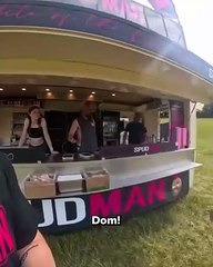 Doncaster rocker Yungblud meets up with internet sensation Spud Man at Bludfest