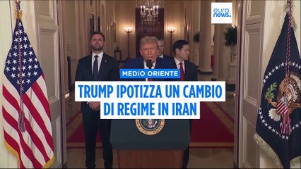 Trump  favorevole a un cambio di regime in Iran dopo gli attacchi agli impianti nucleari di Teheran