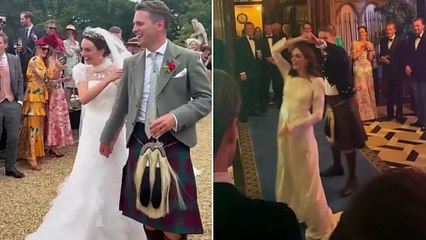 Il matrimonio aristocratico del 2025: Lady Violet Manners sposa chic in un castello fiabesco