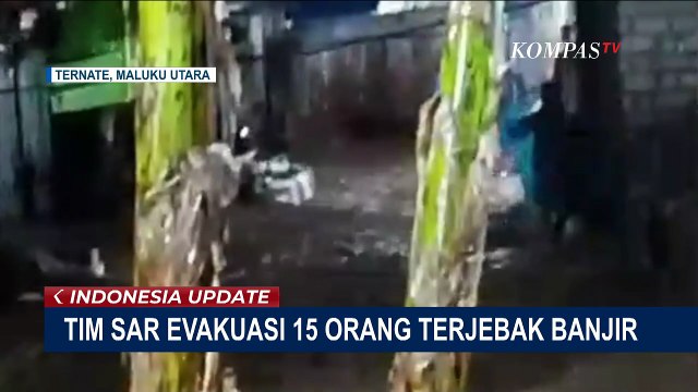 Hujan Deras Guyur Ternate, Tim SAR Evakuasi 15 Orang yang Terjebak Banjir