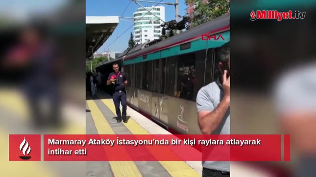 Marmaray Ataköy İstasyonu’nda intihar! Raylara atlayan kişi hayatını kaybetti