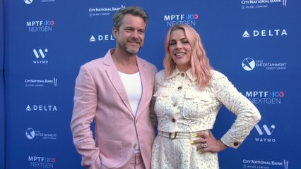 Joshua Jackson and Busy Philipps 2025 MPTF NextGen Summer Party Red Carpet