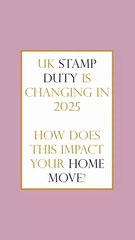 UK Stamp Duty Tax Changes In 2025 #movinghome