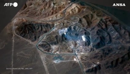 Il sito nucleare iraniano di Fordo dopo gli attacchi statunitensi