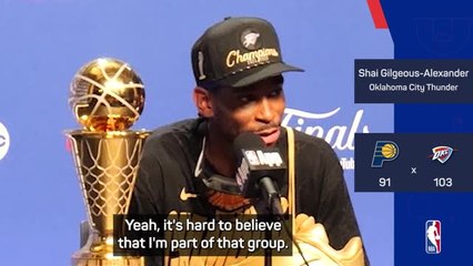 OKC Thunder's SGA is living his dream after historic run