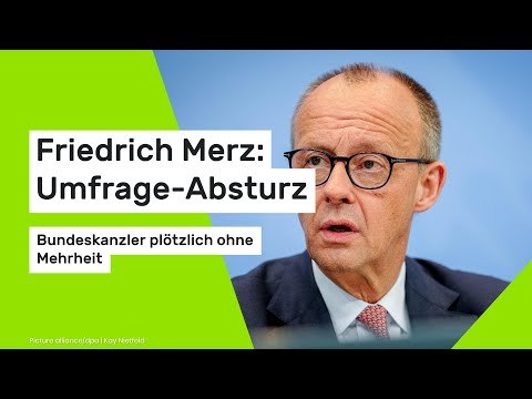 Friedrich Merz: Umfrage-Absturz: Bundeskanzler plötzlich ohne Mehrheit