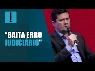 "Baita erro" judiciário, diz Sergio Moro sobre anulação da prisão de Lula