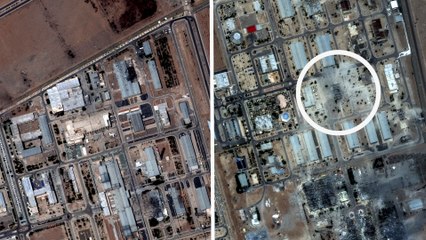 Frappes américaines en Iran : les images avant/après des sites nucléaires bombardés
