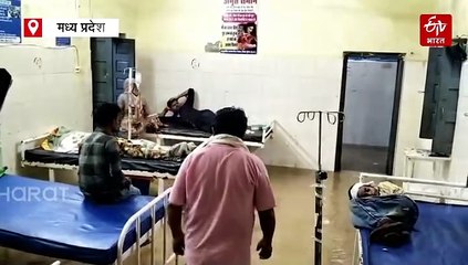 पहली बारिश में ही जलमग्न हुआ जच्चा वार्ड, मुरैना पोरसा अस्पताल बना तालाब