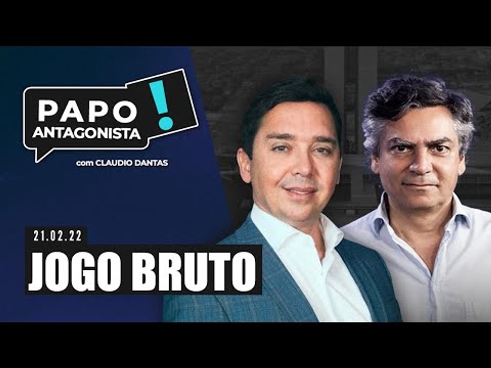 JOGO BRUTO - Papo Antagonista com Claudio Dantas e Diogo Mainardi