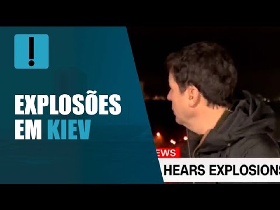 URGENTE: Explosões em Kiev