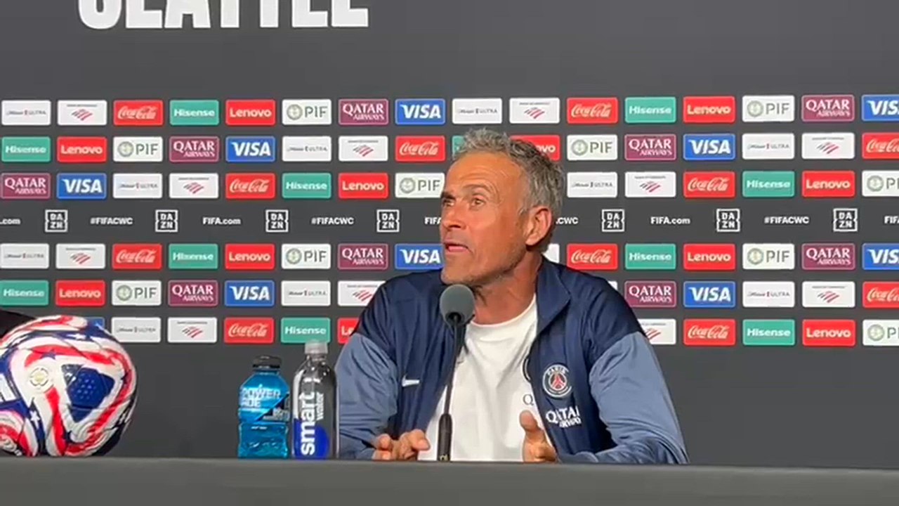 RUEDA de PRENSA de LUIS ENRIQUE previa al SEATTLE SOUNDERS vs PSG