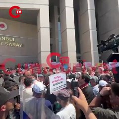 Savunmayı savunmak için toplandılar Mehmet Pehlivan için yürümek isteyen avukatlara polis engeli
