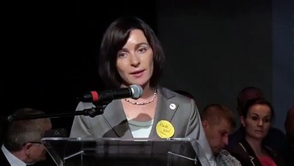 Chișinău (12 septembrie 2017). Soroșista Sandu Maia, demult adversară feroce a Unirii cu România!!!
