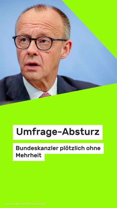 Copy of Friedrich Merz: Umfrage-Absturz: Bundeskanzler plötzlich ohne Mehrheit