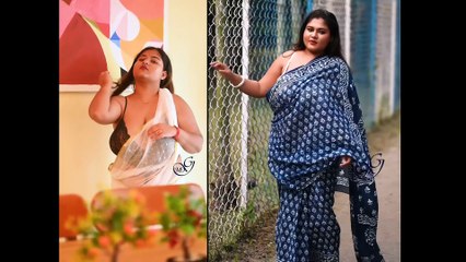 Megha Das Ghosh Indian Curvy Plus Size Model | Biography | Curvy Instagram Star |Saree Fashion Model