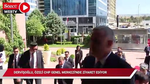 Dervişoğlu, Özgür Özel'i CHP Genel Merkezi'nde ziyaret ediyor