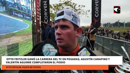 OTTO FRITZLER GANÓ LA CARRERA DEL TC EN POSADAS, AGUSTÍN CANAPINO Y VALENTÍN AGUIRRE COMPLETARON EL PODIO