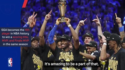 Holmgren praises SGA's historic season