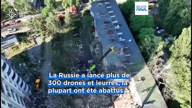 Les attaques russes contre l'Ukraine font au moins 10 morts et des dizaines de blessés