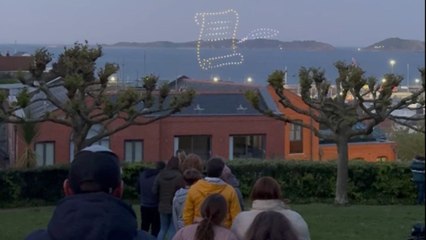 Guernsey celebrates 80 years of liberation with a breathtaking drone show