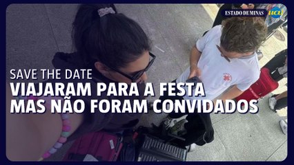 Casal viaja 12 mil km para festa mas descobre que não foi convidado