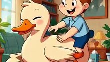Fluffy Couch Buddy. Finn tiptoes into a sun-drenched living room, ona duck #foryou #cuteanimal #shorts #finn #cartoon