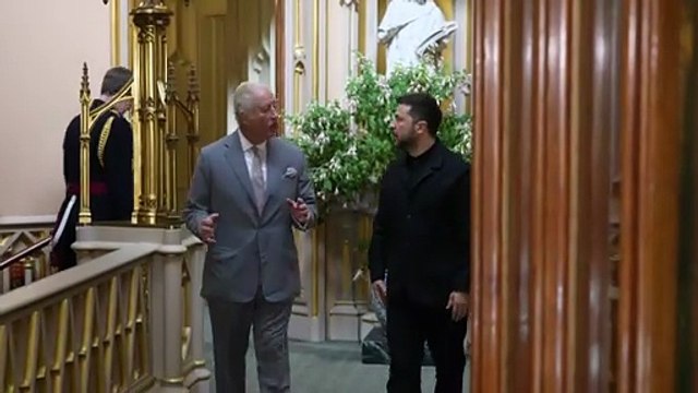 King Charles hosts Volodymyr Zelenskyy at Windsor Castle