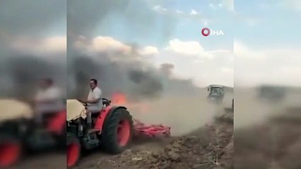 Gaziantep alev alev yandı! 50 dönüm arazi kül oldu