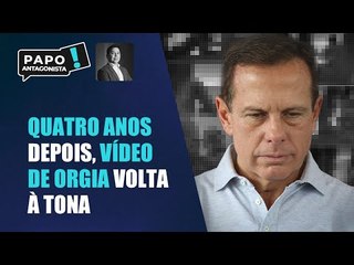 Vídeo da suposta orgia de Doria volta à tona; governador vê ação política
