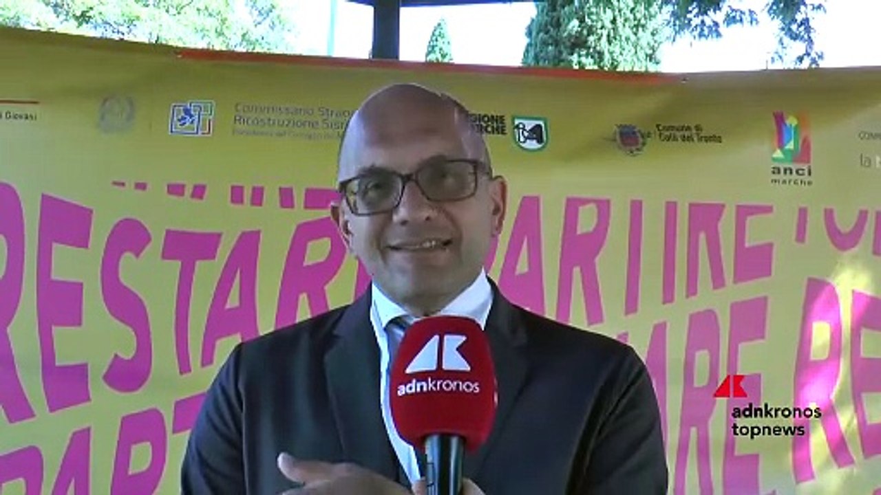 Festival “Restare, Partire, Tornare”, Castelli: ‘ricostruzione post sisma ha cambiato passo”
