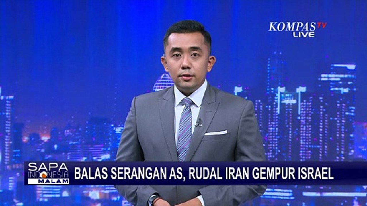 Ngamuk! Serangan Rudal Pertama Iran ke Israel Usai Pengeboman AS Porak-Porandakan Tel Aviv